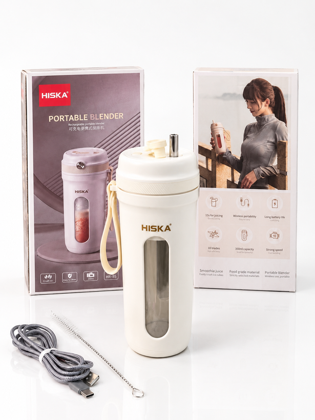 مخلوطکن شارژی و قابل حمل HISKA | مدل HR-85